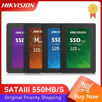 HIKVISION SSD SATA 2.5 C100 E100 minder 120gb128gb240gb480gb1tb Internej jednotky ssd (Solid-State Disky, Úradný Disk Pre Notebooky a Stolné počítače
