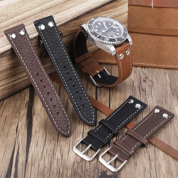 Nový Luxusný Watchband Originálne Kožené Hodinky Remienok 18 19 20 21 22 24 mm Vysoko Kvalitný Náramok Pre Mužov/Ženy Nahradiť Watchbands