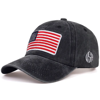 Móda Amerika USA Vlajka šiltovku Pre Mužov, Ženy Snapback Klobúk Armáda Americká Vlajka Kosti Trucker klobúky Kvalitný hip hop čiapky