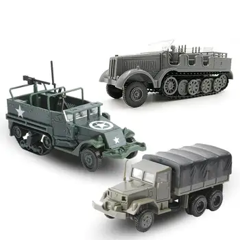 Hot 1:72 M35 Vojenské Vozidlo 4D Montáž Modelu Simulácie Hračka Auto Vozidla Chariot Vojenské Zbierať Hračky pre Deti, Chlapec