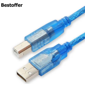 USB Tlačiareň, Skener Kábel Typu A-B Samec vysokorýchlostný Dátový Kábel Drôt Univerzálny 0,3 M-5 M