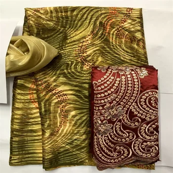 3.5+2+2 dvory najkrajších Hodváb čipky Textílie Saténové Šaty Pre nový príchod Afriky hodváb George textílie kvalitné LXE032601