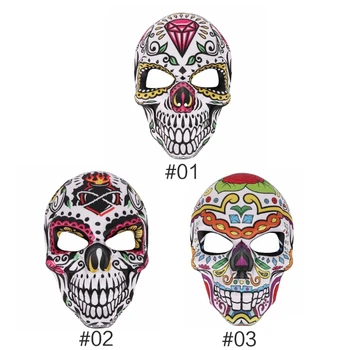 41QC Halloween Masky pre Maškaráda-Kosti Kostým Strany Karnevalov Lebka Maska Deň Mŕtvych Cosplay Maska