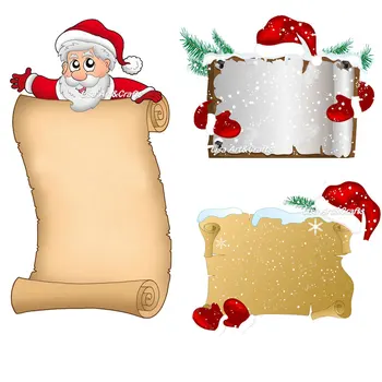 Vianočné Santa Zomrie Nový Rám Kovové Die Kusy Šablón Pre Karty, Takže DIY Scrapbooking Craft Papier Razba Rezanie Kompletný