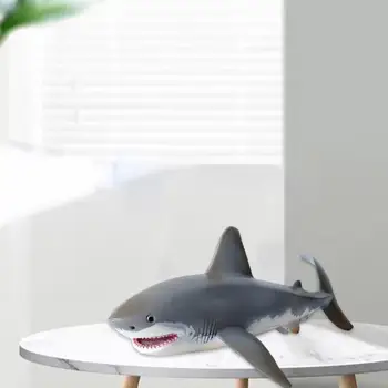 Animal Model 1pc Veľký Biely Žralok Figúrka pre Vek Detí