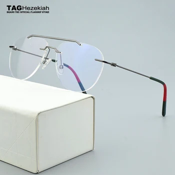 Značka bez obrúčok optické okuliare, rám Ženy okuliare predpis krátkozrakosť počítač okuliare rámy, rámy na okuliare pre mužov