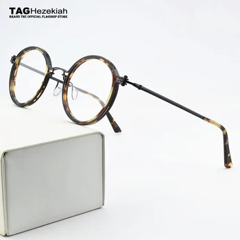 Značka Kolo titánové okuliare, rám mužov rámy a krátkozrakosť okuliare rámy pre ženy optické okuliare, rám na dioptrické okuliare mužov