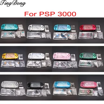 1SET Pre PSP3000 PSP 3000 Shell Starú Verziu Herné Konzoly nahradenie plný bývanie pokrytie prípad s tlačidlami
