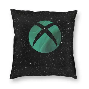 Luxusné Xbox Logo Vankúš na Gauč Velvet Video Hra, Hráč Hodiť Vankúš Obývacej Miestnosti Dekorácie