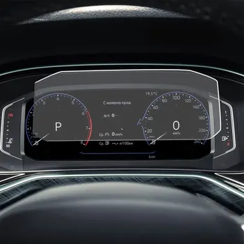 Auto Palubnej dosky Ochranná Fólia pre Volkswagen VW Polo Liftback 2020 LCD displej Tvrdené sklo ochranný film príslušenstvo