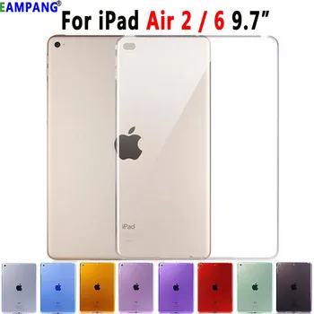 Ultra Tenká, Mäkká Transparentný Silikónový Kryt puzdro pre Apple iPad Vzduchu 2 Air2 A1566 A1567 9.7 Coque Capa Funda