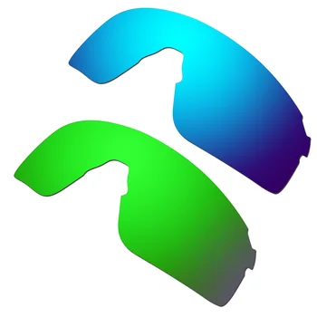 HKUCO Polarizované Náhradné Šošovky Pre EVZero Čepele slnečné Okuliare Modrá/Zelená 2 Páry