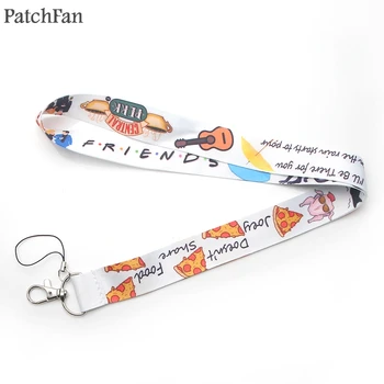 Patchfan Priateľov tv show keyring keychain ozdobná šnúrka na uniforme popruhu pásky na krk para id odznak telefón držiteľov náhrdelník A1473
