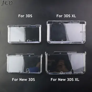JCD Vo veľkom Plastové Jasné, Crystal Ochranné Hard Shell Kože, puzdro Pre 3DS Nové 3DS XL LL NDSL NDSI XL LL Konzoly