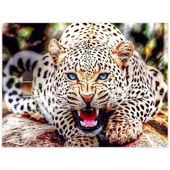 Gepard Zvierat 5D DIY Diamond Maľovanie Námestie Kolo Drahokamu Hobby Remeslá Mozaiky Handmade Darčeky Cross Stitch Domáce Dekorácie