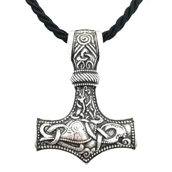 Nostalgia Severanov Thor Kladivo Mjolnir Šperky Viking Náhrdelník Amulet Talizman Dropshipping