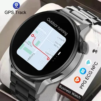 2022 Nové technológie NFC Smart Hodinky Mužov Smart Bluetooth Hovor Šport GPS Sledovanie Smartwatch Ženy Srdcového rytmu EKG PPG Smartwatch Pre Android ios