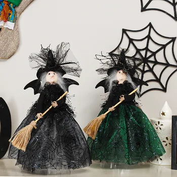 Stolový Textílie Halloween Jeseň Úrodu Čarodejnice Dekor Čarodejnice Bábika Zberateľskú Obrázok Figúrka,Halloween Centerpieces Party Láskavosti