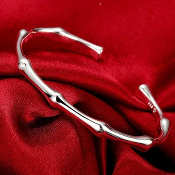 2019 Nové Nádherné Otvoriť Náramok & Prívesky Pre Ženy 925 Sterling Silver Šperky Vysokej Kvality Striebro Putá Náramok Bijoux