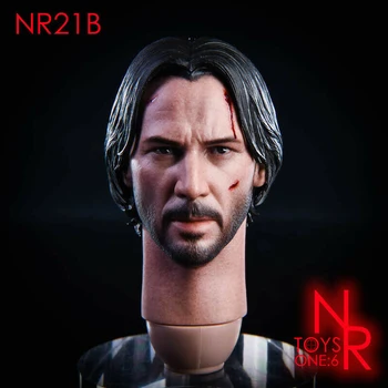 Nový Príchod 1/6 Keanu Reeves 2.0 Zranení Hlavy Model Norman Kreeves Hlavu Sculpt Na 1:6 fingure Tela