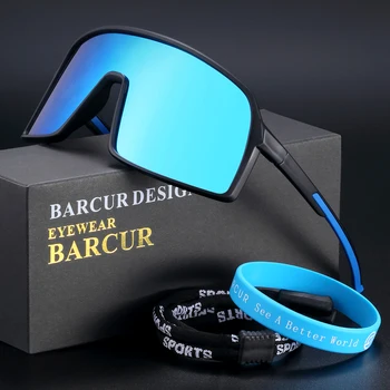 BARCUR P-Jazda Vonkajšie Polarizované Športové slnečné Okuliare Photochromic MTB Mens slnečné Okuliare Cestnej Okuliare Ženy UV400 Googlu