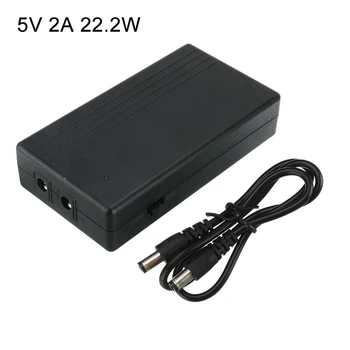 Prenosné 5V 2A 22.2 W Nerušený UPS Napájanie Alarm Systém, Bezpečnostné Kamery Vyhradená Záložné Napájanie Pre Fotoaparát Router