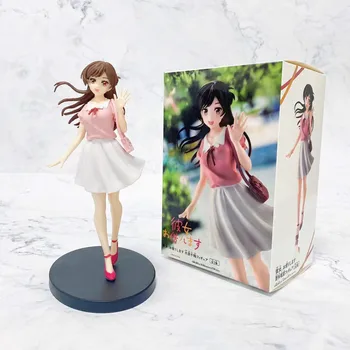 16-18 CM Anime Kanojo Okarishimasu obrázok Ichinose Chizuru figúrka Sarashina Prešla Mizuhara Chizuru akcie obrázok pvc model hračka