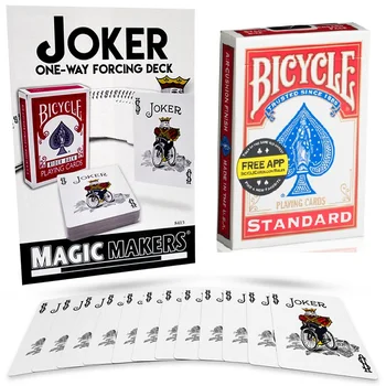 Požičovňa Jeden Spôsob, ako Prinútiť Palube Bicycle Rider Back Hracie Karty USPCC Poker Magic Karty zblízka Kúzla elementary meditation Magic Rekvizity