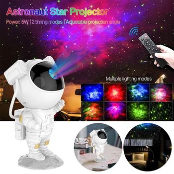 Nové Astronaut Projektor pre Deti Spálňa, Nočné Svetlo Projektorom Hviezdnej Galaxy Star Nočné Osvetlenie, Projekcia Hračky pre Dievčatá Chlapci