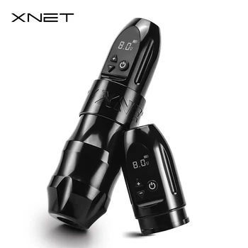 XNET Titan Bezdrôtový Tetovanie Stroj Batérie Rotačné Pero Silné Coreless Motor s LCD Digitálny Displej pre Tatto Artist, Telo