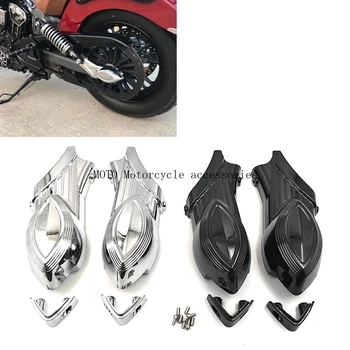 Nové! Pre Indian Scout Modely 2015-2019 Motocykel Chrome black Zadné Swingarm Kryt Nápravy Skrutka Krytu Príslušenstvo Zdobiť