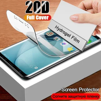 Transparentné Telefón Prípadoch Pre Motorola Moto G9 Plus Prípade Hydrogel Film Mäkké Jasné Moto G9 Play Screen Protector