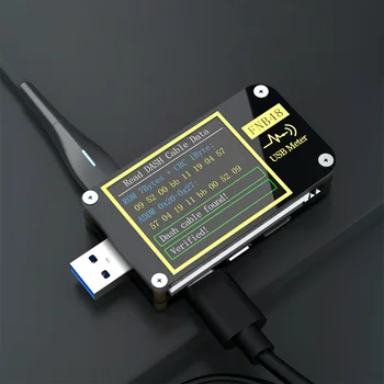 FNB48 USB Napätie Prúd Tester Analyzer Rýchle Nabíjanie Silu Detekcie Monitor Voltmeter Ammeter Nástroje pre Testovanie