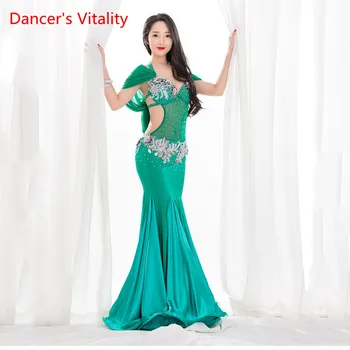 Nový Sexy Výkon Oblečenie Zobraziť dámske Kostýmy Orientálnej Tanečnej Súťaže Rozšírené Kostýmy Brušného Tanca