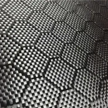futbal Uhlíkových Vlákien Tkaniny med špirála hexagon vzorom uhlíkových vlákien tkaniny pre auto dielov