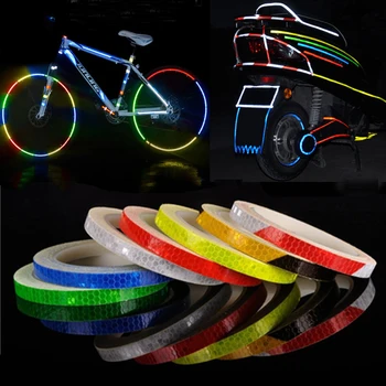 Samolepiace Reflexné Pásky Nálepky Na Bicykel Bh Fluorescenčné Pásky Kolesa Motocykla Pegatinas Para Bicicleta Road Kolesá Vinyl