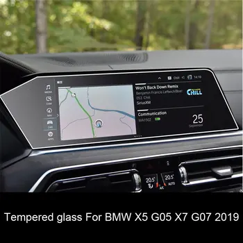 9H tvrdeného skla screen protector pre BMW X5 G05 12.3 palec ľavej kormidlo vodičov centrum dotykový displej 2019 2020