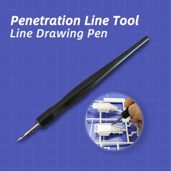 Mecha vojenské model Prieniku nástroj čiara Prietok v stylus Prerážajúce pero Riadok rysovacie pero