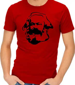 Karl Marx Komunizmu Socialistickej Socializmu Marxizmus T-tričko Tričko Tričko