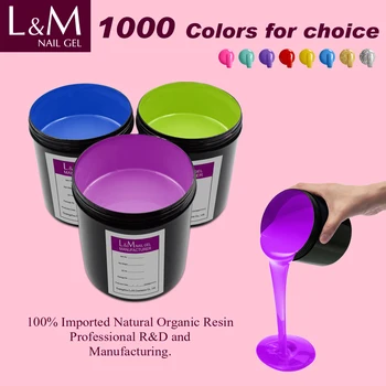 Väčšinu package 350 g 500 g 1 kg ibdgel Soak off UV LED nechty gel polish veľkoobchod farebné