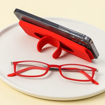 Ultralight Prenosné Okuliare na Čítanie Muži Ženy Ultra tenká Full Frame Anti Modrá Presbyopia Okuliare je Možné Pripojiť K Telefónu Prípade