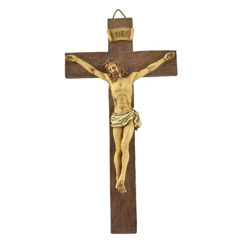 Živica Kríž Ježiša Krista na Kríži, Sochy, Sošky Perfektné Darčeky pre Auto Domácej Kaplnke Dekorácie Kolektívne
