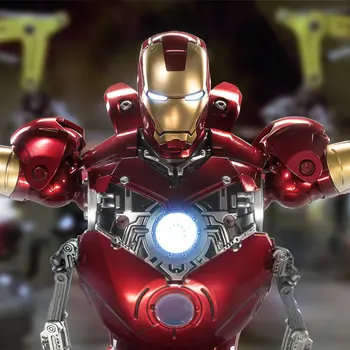 Iron Man Mk3 1/5 Pôvodné Marvel Legendy 10. Výročie Zber Tony Stark Model Akcie Obrázok Hračky pre Deti Darček 36 cm