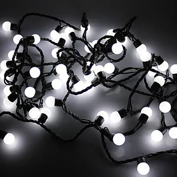 Bavlna Loptu LED Reťazec Svetlo Víla, Vianočné Osvetlenie, Dekorácie Dovolenku Stranou ,5M AC110V/220V Doprava Zadarmo