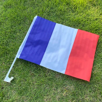 doprava zadarmo NOVÝ 30x45cm francúzsko auto vlajkou 12x18inch francúzske okno vlajka nosič štandard-nosič mávali vlajkami