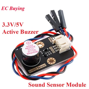 Zvukový Senzor Aktívny Bzučiak Modul S8550 PNP Triode 3.3 V/5V I/O Vysokej Úrovni Disk Nízku Úroveň Zvuku Pre Arduino PH2.0-3pin Rozhranie