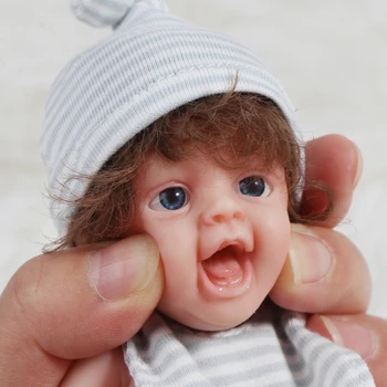 Realistické Novorodenca Bábiky Mini Roztomilé Malé Dieťa Silikónové Celého Tela Dropshipping