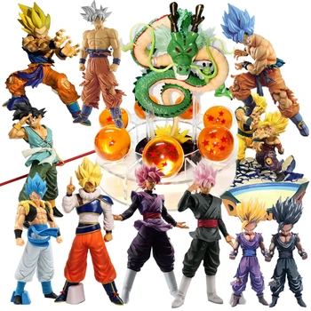 Dragon Ball Anime Akcie Obrázok / Goku / Vegeta / Broly / Saiyan Series Model Sochy Bábika Ornament Hračka Vianoce / Darček K Narodeninám