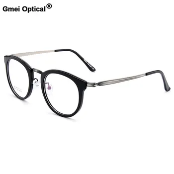 Gmei Optické Retro Plný Rim Kolo Ženy Optické Okuliare Rámy Žena Krátkozrakosť Presbyopia Eyewears 5 Farieb Optionals M007