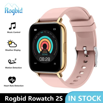 Rogbid Rowatch 2S 1.69 Palcový Smartwatch Mužov plne Dotykový Multi-Sport Mode With Smart Hodinky Ženy Tepovej frekvencie Pre iOS a Android
